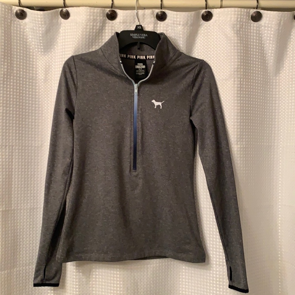 Women Victoria Secret PINK Half zip pullover Small